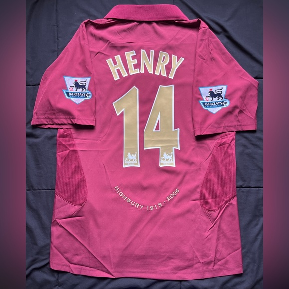 adidas | Shirts | Henry 4 Xl Retro Arsenal Home Jersey Maroon | Poshmark